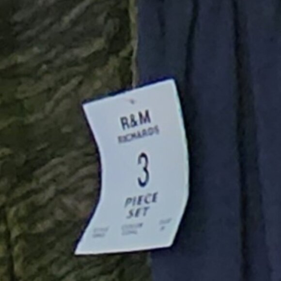 New 3 Piece Shimmery Long Sheer Scalloped Lace Jacket,  Lace TankTop & Pants Sz8 - Picture 5 of 16